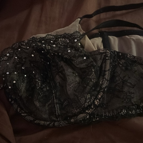 Sexy line by Victoria’s Secret bra size 36D with crystals beautiful, bling lace - Picture 6 of 17